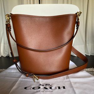 Coach Dakota Bucket Bag - Saddle Brown